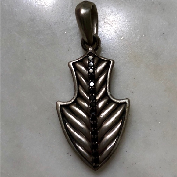 David Yurman Other - David Yurman chevron small arrowhead shield